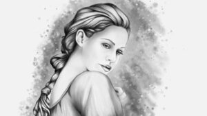Desktop Charcoal Woman Wallpaper