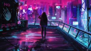 Desktop Cyberpunk Wallpaper