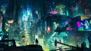 Desktop Cyberpunk Wallpaper 