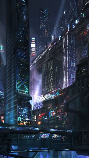 4K Cyberpunk Wallpaper