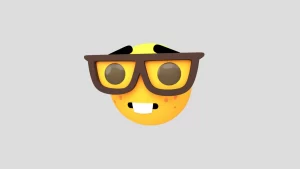 Desktop Nerd Emoji Wallpaper