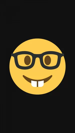 HD Nerd Emoji Wallpaper 