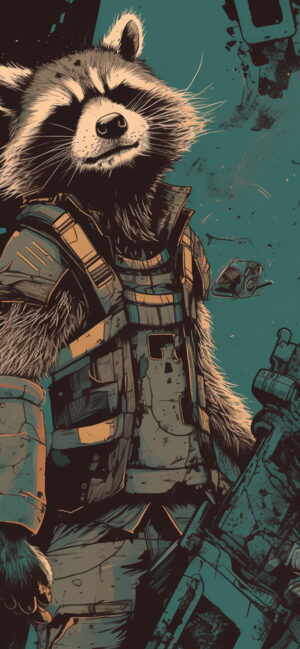 Rocket Raccoon Background