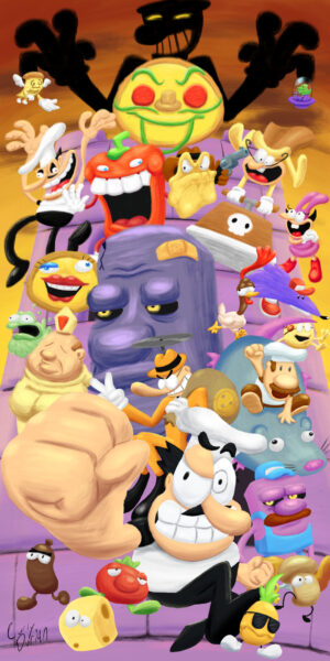 Pizza Tower Background 