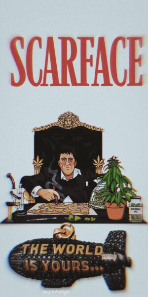 4K Scarface Wallpaper