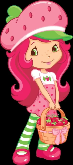 Strawberry Girl Wallpaper