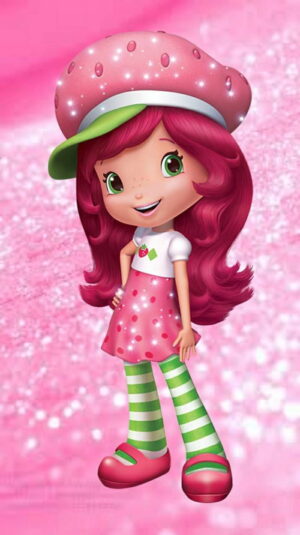Strawberry Girl Wallpaper