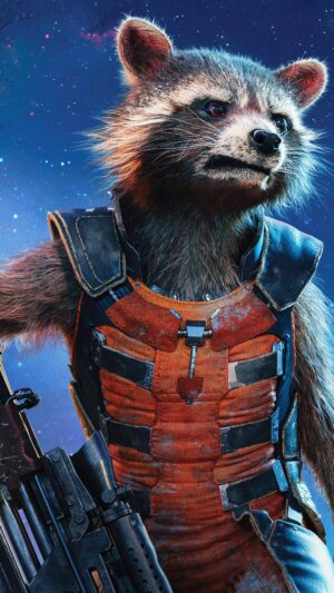 4K Rocket Raccoon Wallpaper