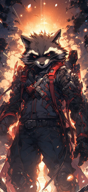 4K Rocket Raccoon Wallpaper