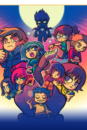 4K Scott Pilgrim Anime Wallpaper