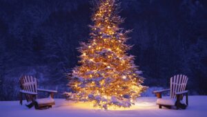 Desktop Christmas Lights Wallpaper