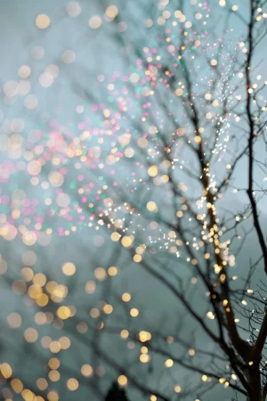 4K Christmas Lights Wallpaper