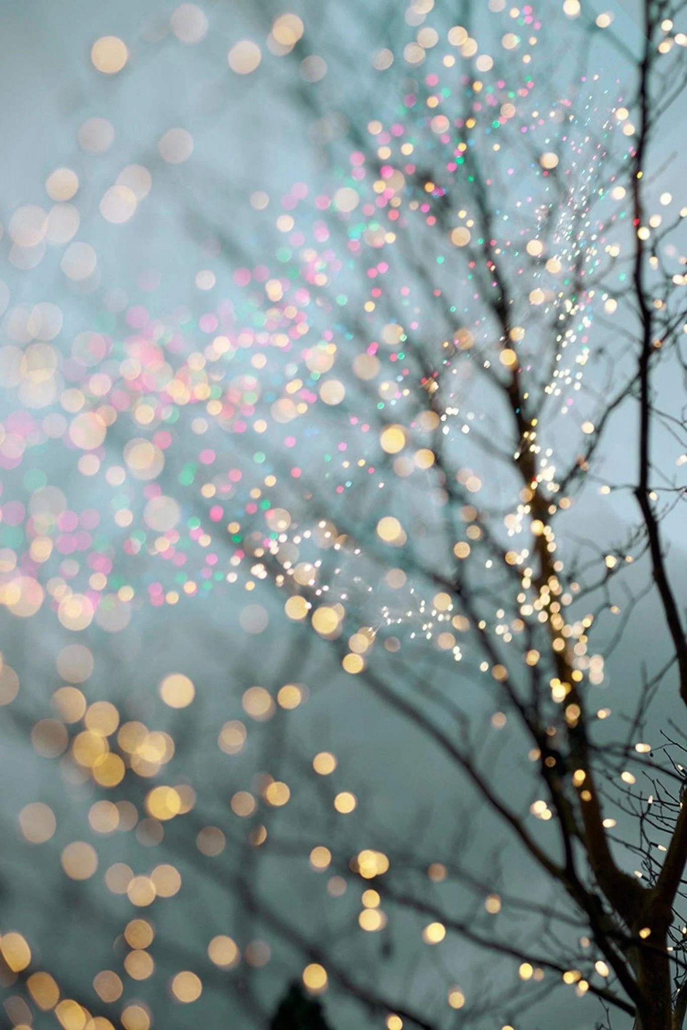 4K Christmas Lights Wallpaper | WhatsPaper