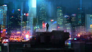 Desktop Cyberpunk Wallpaper