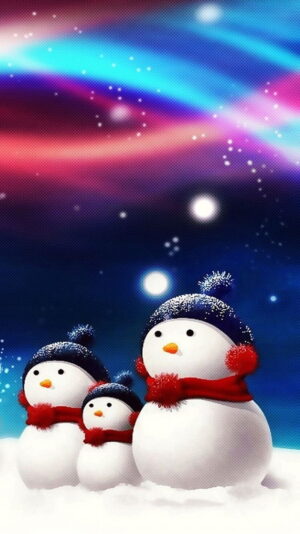 4K Snowman Wallpaper