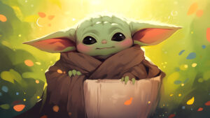 Desktop Baby Yoda Wallpaper