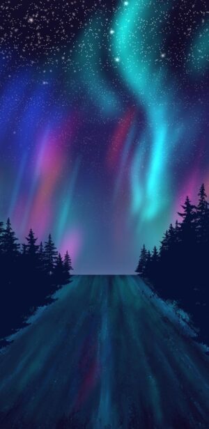 Northern Lights Background