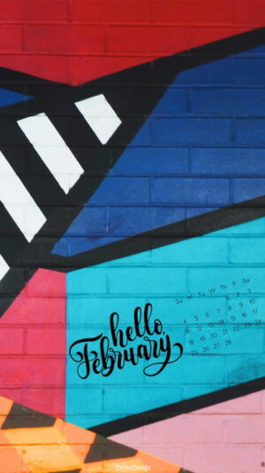 Hello February Background