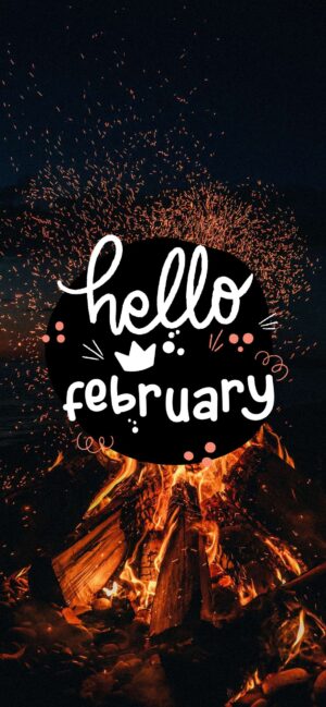 HD Hello February Wallpaper