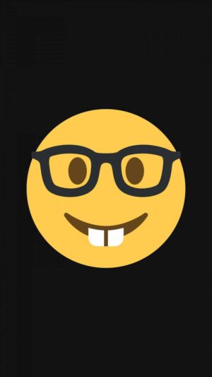Nerd Emoji Background