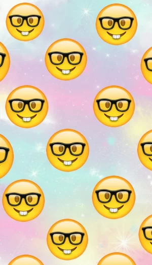 4K Nerd Emoji Wallpaper 