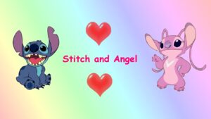 Desktop Stitch And Angel Wallpaper