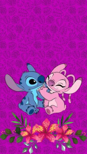 HD Stitch And Angel Wallpaper