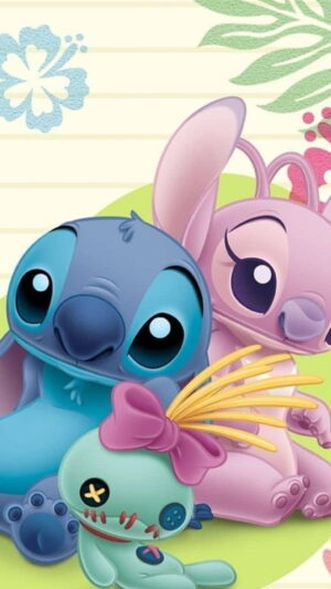 Stitch And Angel Background 