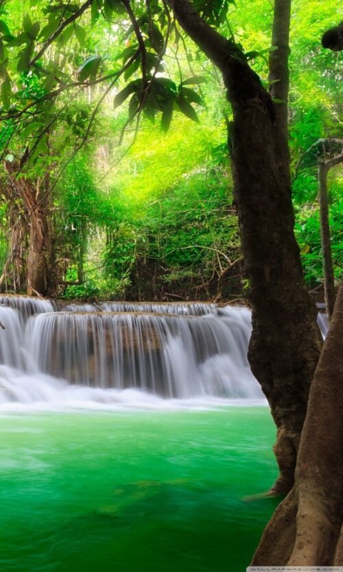 Waterfall Background WhatsPaper