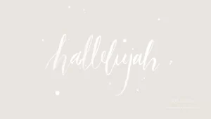 Desktop Hallelujah Wallpaper 