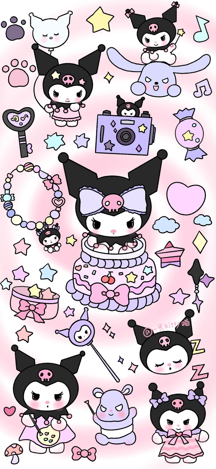 HD Kuromi Wallpaper | WhatsPaper