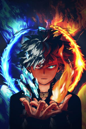 4K Shoto Todoroki Wallpaper