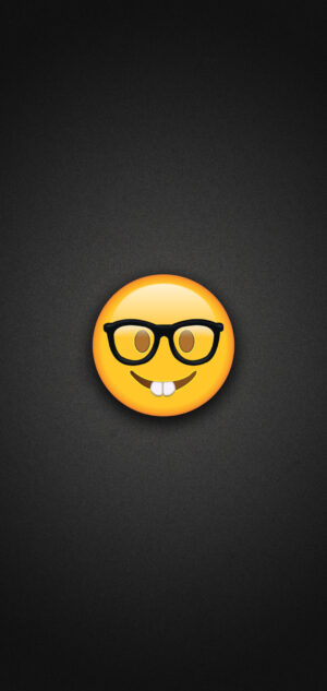 HD Nerd Emoji Wallpaper