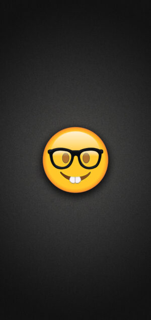 HD Nerd Emoji Wallpaper