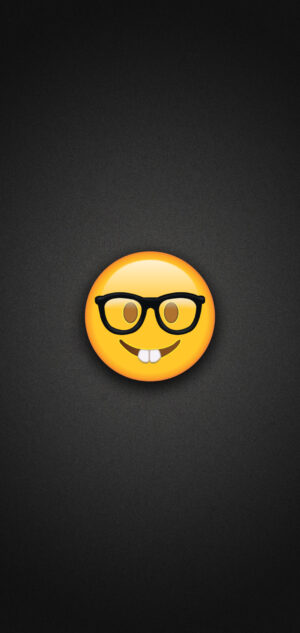 HD Nerd Emoji Wallpaper 