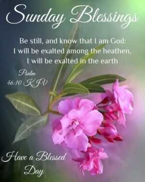 Sunday Blessing Background