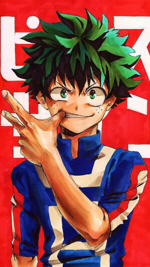 4K Izuku Midoriya Wallpaper