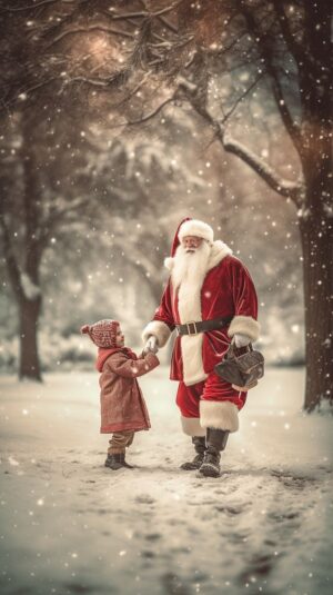 Father Christmas Background