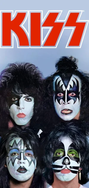 4K Kiss Rock Band Wallpaper