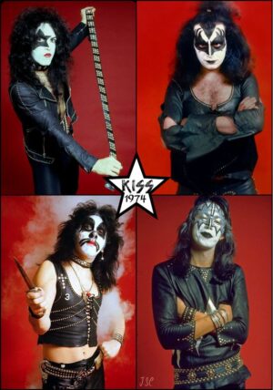 Kiss Rock Band Background