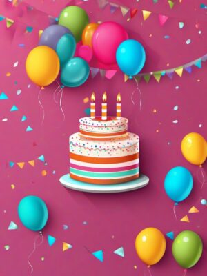 4K Happy Birthday Wallpaper
