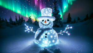 Desktop Snowman Wallpaper