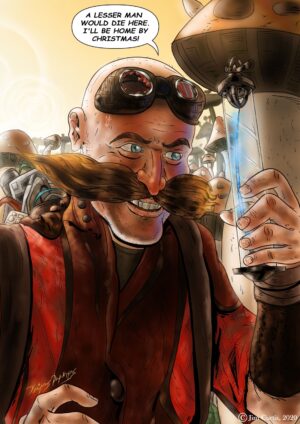 4K Doctor Eggman Wallpaper