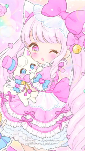 Kawaii Girl Background