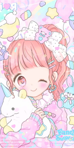 4K Kawaii Girl Wallpaper