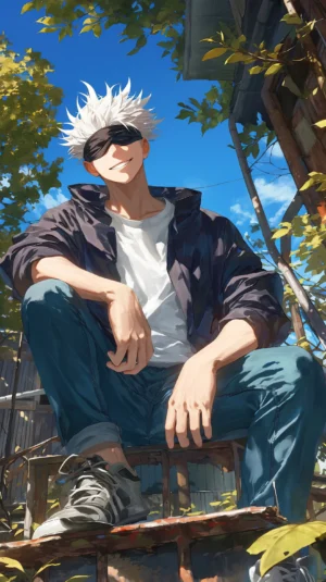 4K Satoru Gojo Wallpaper 