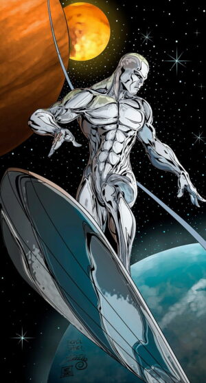 Silver Surfer Background