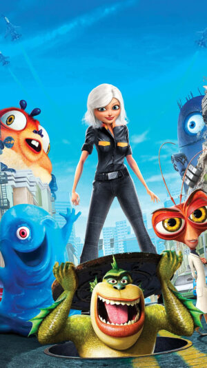 4K Monsters Vs. Aliens Wallpaper