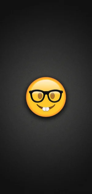 HD Nerd Emoji Wallpaper