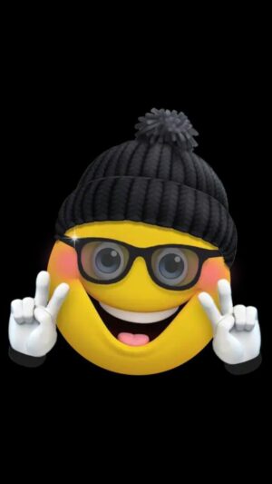 Nerd Emoji Background